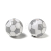 Sports Opaque Acrylic Beads AC-CBAC27C-02B-1
