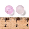 Frosted Transparent Acrylic Beads OACR-F013-13K-3