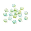 Opaque Spray Painted Glass Beads X1-GLAA-G118-01B-1