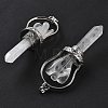 Natural Quartz Crystal Pointed Big Pendants KK-H491-01P-09-2