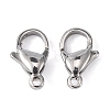 Tarnish Resistant 304 Stainless Steel Lobster Claw Clasps X-STAS-M262-01-12mm-1