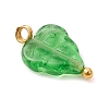 Czech Glass Charms PALLOY-JF04468-01-4