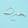 925 Sterling Silver Leverback Earring Findings STER-H107-07S-3