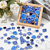 500G 4 Styles Mosaic Tiles Porcelain Cabochons DIY-SP0007-74-4