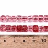 Crackle Transparent Glass Beads Strands GLAA-N062-6mm-09-4