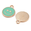 Alloy Enamel Pendants PALLOY-S192-04G-01-2