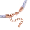 3.5MM Round Nylon Cotton Cord Necklace Making NJEW-C106-03RG-09-3