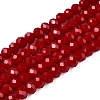 Opaque Solid Color Imitation Jade Glass Beads Strands EGLA-A044-P4mm-D02-1