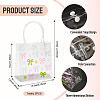 Rectangle Transparent Printed PVC Plastic Gift Tote Bags ABAG-TADJ0002-002E-4