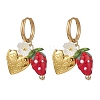 Acrylic Heart Locket Hoop Earrings EJEW-JE06844-01-2