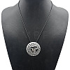 Alloy Pendant Necklace Round Heart Love Flower Fish Pendant Necklace DX5218-4-1