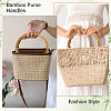 Bamboo Stick D Ring Bag Handles LS-PURS-WH0816-004-4