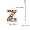 Acrylic Letter Shaped Book Shelf Pendant Decorations PW-WG0114B-26-1