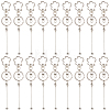 10Pcs Alloy Keychain Clasps KEYC-SC0001-79C-6