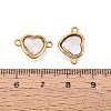 304 Stainless Steel Glass Connector Charms STAS-Q119-02G-4