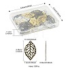 100Pcs Iron Filigree Joiners Pendants IFIN-FS0001-61-4