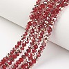 Electroplate Transparent Glass Beads Strands LS-EGLA-A034-T6mm-N12-1
