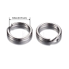 Tarnish Resistant 304 Stainless Steel Split Rings STAS-D438-01-3