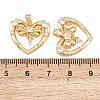 Brass Micro Pave Cubic Zirconia Pendants KK-I475-05G-02-3