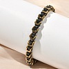 201 Stainless Steel Box Chain Necklaces & Chain Bracelets SJEW-G087-04G-3