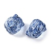 Transparent Spray Paint Glass Beads X1-GLAA-H035-01J-2