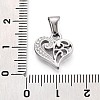 303 Stainless Steel Pendants STAS-Q110-11P-3