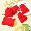 Velvet Cloth Drawstring Bags X-TP-C001-70X90mm-2-6