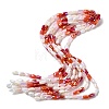 Electroplate Glass Beads Strands X-EGLA-P065-02A-06-1