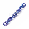 Handmade Opaque Acrylic Cable Chains AJEW-JB00853-02-2