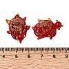 Handmade Gold Sand Lampwork Beads LAMP-K044-01E-3