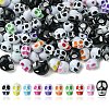 130Pcs 3 Styles Craft Style Acrylic Beads OACR-FS0001-69-2