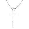 Alloy Ring & Stick Lariat Necklaces for Women WG56D22-02-2