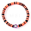 Halloween Polymer Clay Heishi Beads Stretch Bracelets KN1283-9-1