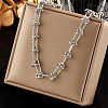 Titanium Steel Knot Link Chain Necklaces WGD3F87-04-1