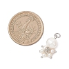 Potato Natural Cultured Freshwater Pearl Pendants PALLOY-JF04749-01-2