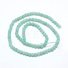 Natural Amazonite Round Bead Strands G-N0081-4mm-17-2