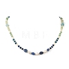 Mixed Gemstone & Natural Freshwater Pearl Beaded Necklaces NJEW-JN06468-03-2