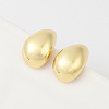 Rack Plating Brass Teardrop Stud Earrings EJWE-Q766-03G-3