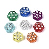 Plastic Hexagon Beads KY-Q002-11-2