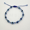 Evil Eye Resin Braided Bead Bracelets SL6023-2-1