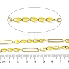 304 Stainless Steel Enamel Figaro Chains CHS-U003-02G-05-2