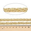 304 Stainless Steel Textured Rope Chains CHS-C022-04G-3