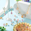 50Pcs Glass Pendants PALLOY-TAC0276-7