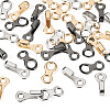 18Pcs 3 Colors Alloy Adjustable Jean Hook and Eye Hook FIND-TA0010-76-3
