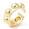Brass Open Cuff Rings RJEW-K089-04G-3