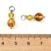 Natural Amber Pendants PALLOY-JF05977-3