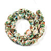 Spray Painted Resin Beads Strands RESI-N041-01C-2