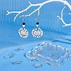 Unicraftale 18Pcs 3 Style 304 Stainless Steel Hoop Earrings Findings Kidney Ear Wires STAS-UN0038-20-2