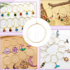 100Pcs 304 Stainless Steel Hoop Earring Findings STAS-BBC0009-65-5