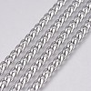 Tarnish Resistant 304 Stainless Steel Curb Chains CHS-G005-B-03P-1